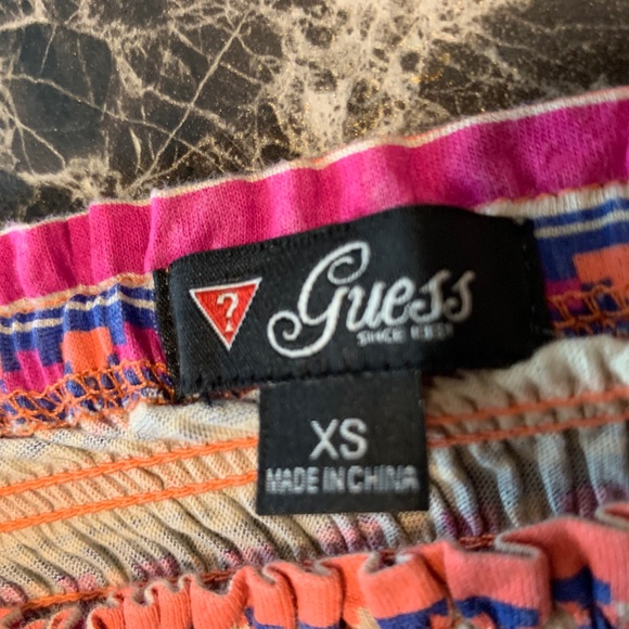 GUESS STRAPLESS SUN DRESS SIZE XS - Picture 3 of 7